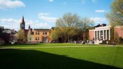 Bloomfield college quad and belltower